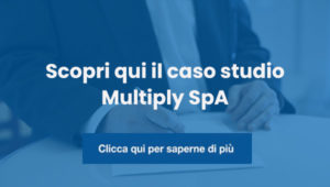 CTA scopri il caso studio di Multiply Spa per il gestionale per mediatori creditizi per la rete vendita e i risultati ottenuti